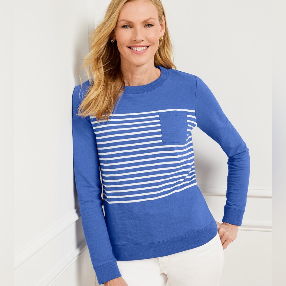 Talbots Patch Pocket Sweatshirt - image 1